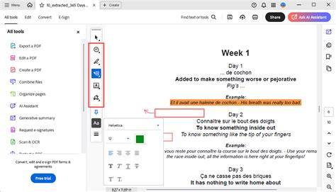 Adobe PDF Reader Annotate Feature