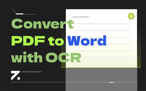 Top 7 PDF to Word Converter with OCR Feature