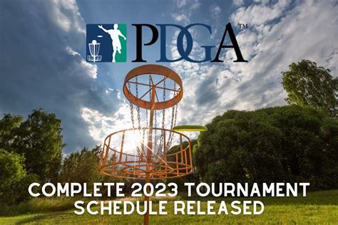 pdga tournament schedule 2023