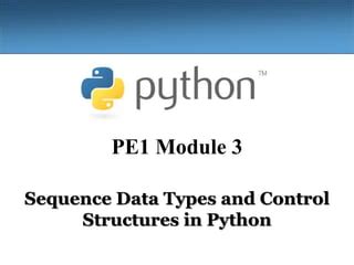 pe1 module 3 test answers python