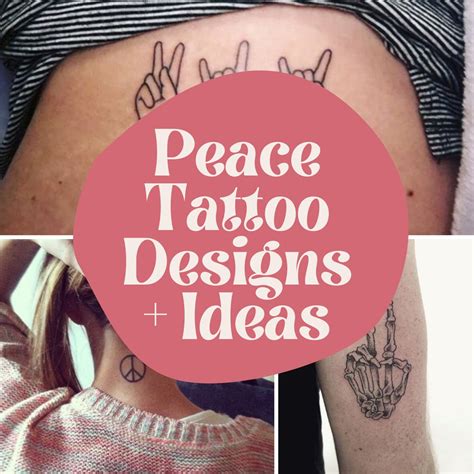 Awasome Peace Word Tattoo Designs Ideas