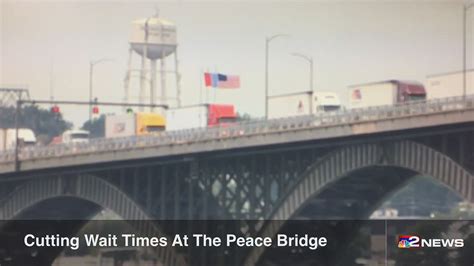 peace bridge wait times