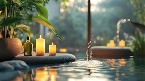 peaceful spa setting