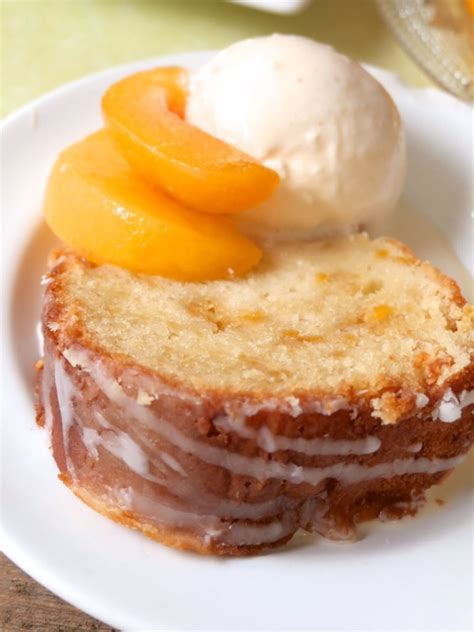 Peach Bundt Cake Using Cake Mix