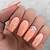 peach color nails