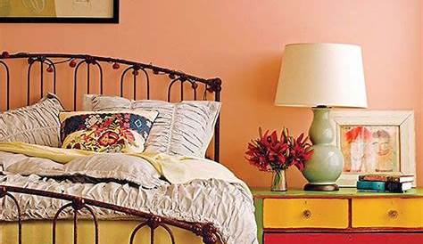 Stunning Orange Bedroom Decorating Ideas For Modern House 10 Bedroom