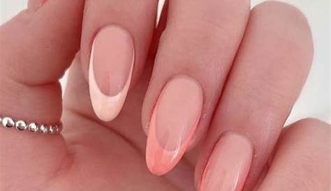 Peach Pink Almond Nails Pin By Shontae Frost On Nail Stuff Acrylic