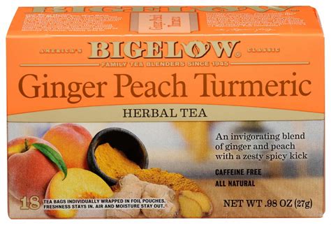 peach and ginger tea