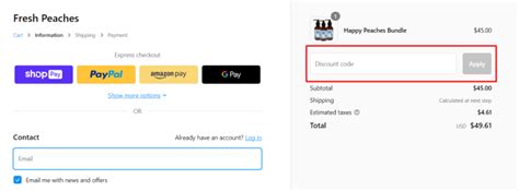 peach discount code