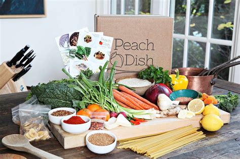 peach dish meal delivery