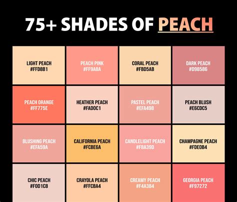 peach hexadecimal code