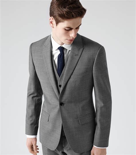 Brown Slim Fit Wide Peak Lapel Suit for Men by