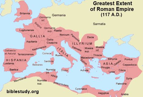 peak of roman empire map
