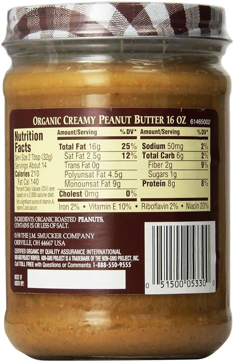 peanut butter natural ingredients