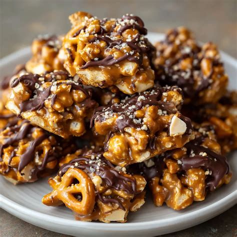 Peanut Pretzel Clusters Recipe