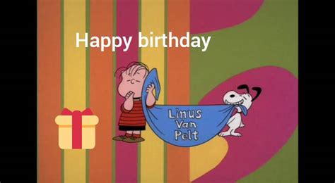 Peanuts Linus Birthday