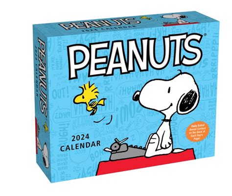 peanuts mini day to day calendar 2024