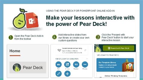 Pear Deck Add On For Powerpoint