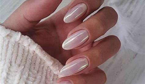 Pearl Pink Nails With White Tips French Fake Acrylic UV False Press