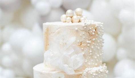 10 Stunning, Delicate PearlAccented Wedding Cakes