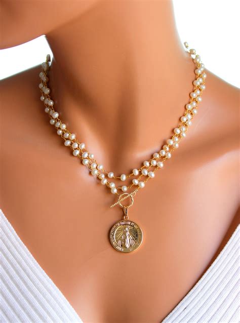 pearl necklaces