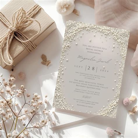 23+ Pearl Wedding Invitations