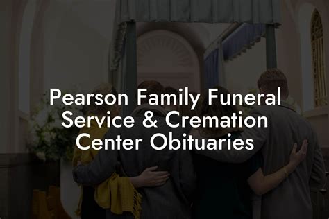 pearson family funeral service