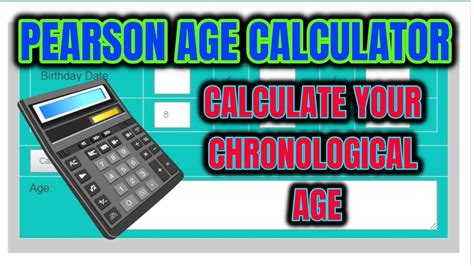 pearson testing age calculator