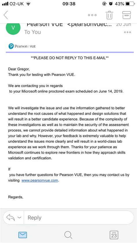 Pearson Vue Appointment Phone Number