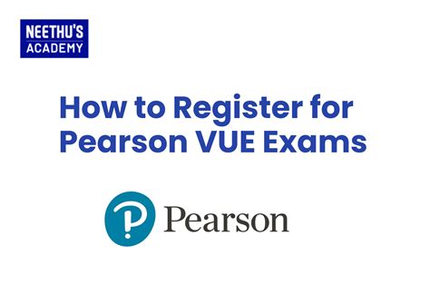 pearson vue register for test