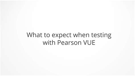 pearson vue study material