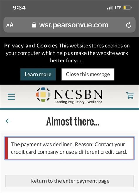 Pearson Vue Trick Bad Pop Up