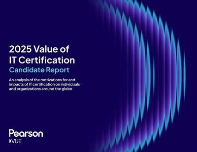 Pearson Vue Value Of Certification