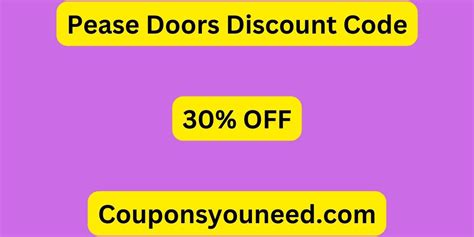 Pease Discount Code