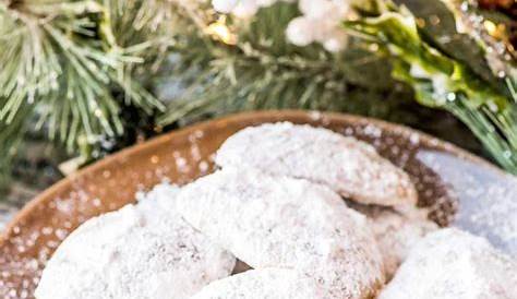 Pecan Cookies With Powdered Sugar Puff Stock Photo Image Of