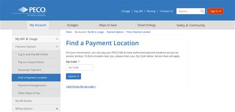 peco bill payment locations