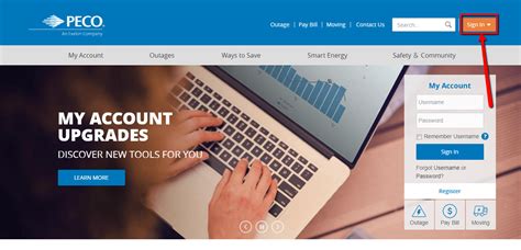 peco online bill payment login