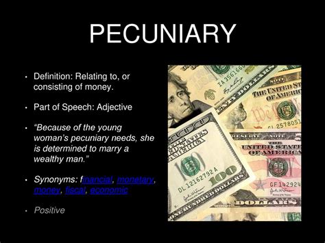 pecuniary definition in economics