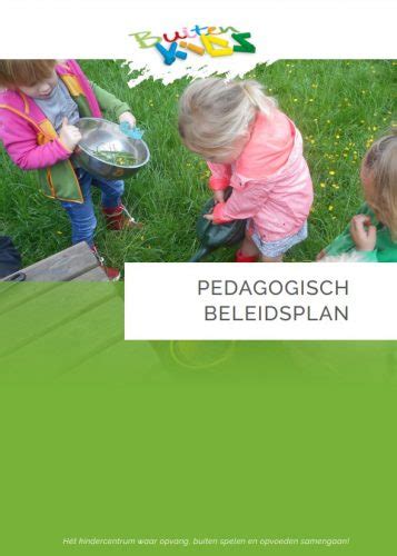 pedagogisch beleidsplan kinderopvang 2024