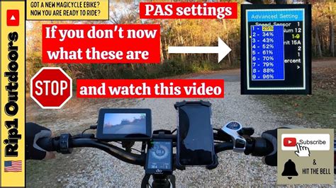 Pedal Assist Settings