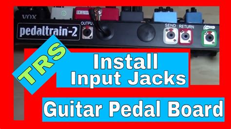 Pedalboard Guitar Input