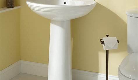 Cierra Large Porcelain Pedestal Sink - Pedestal Sinks - Bathroom Sinks