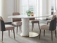 Alexandra Round Marble Pedestal Dining Table Pottery Barn Canada