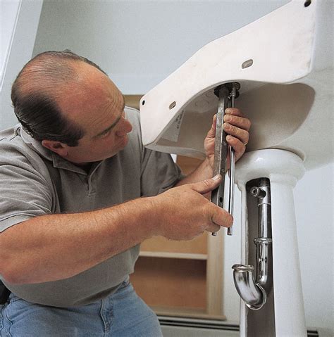 pedestal sink mounting hardware