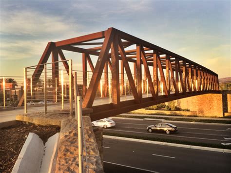 pedestrian truss bridge design