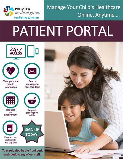 pediatric physicians patient portal