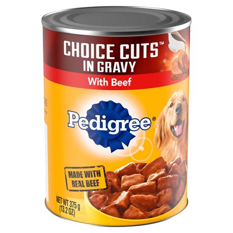 PEDIGREE CHOICE CUTS IN GRAVY Adult Canned Wet Dog Food, 13.2 oz
