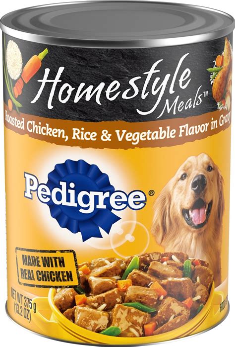 Pedigree Homestyle Meals Lamb & Rice Flavor Stew Canned Dog Food, 13.2