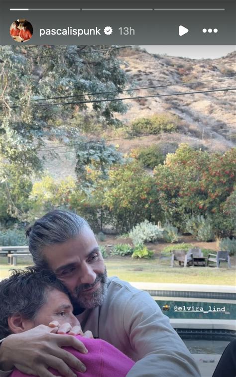 Pedro Pascal embracing vulnerability