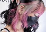 Rambut Peekaboo Pink